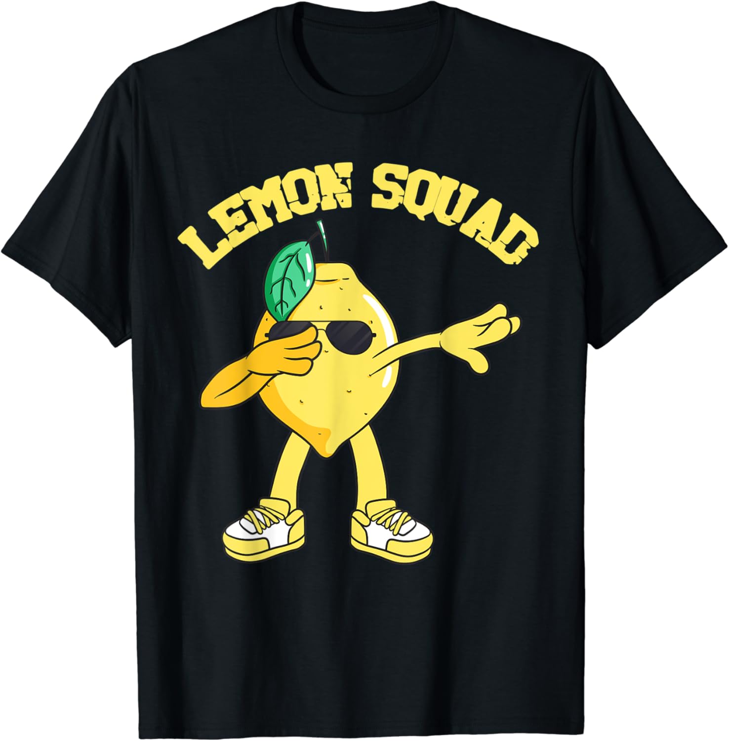 Lemon Squad Dab Dabbing Dope Swag Vegan Vegetarian Fruits TShirt